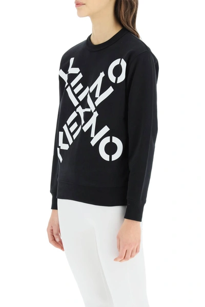 Shop Kenzo Sport Big X Sweatshirt In Mixed Colours