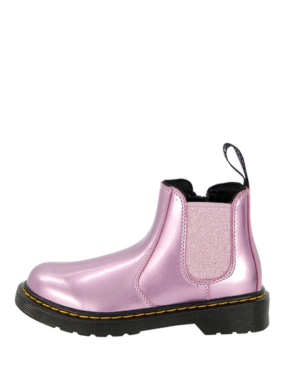 Shop Dr. Martens' Kids Boots For Girls In Metallic