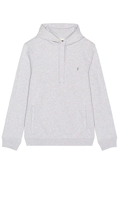 Shop Allsaints Raven Oth Hoody In Light Grey