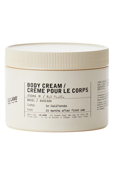 Le Labo Basil Body Cream 8.3 Oz.