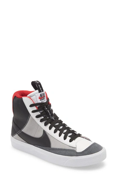Shop Nike Blazer Mid '77 High Top Sneaker In White/ Black/ Red