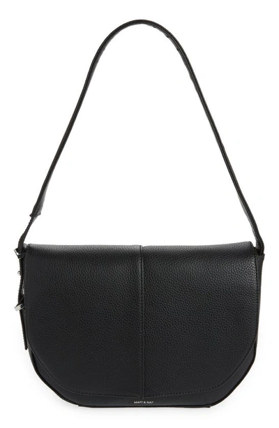Shop Matt & Nat Alik Water Resistant Handbag In Black