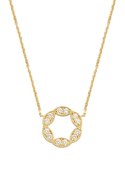 Shop Kimai Empress Lab Created Diamond Pendant Necklace In Yellow Gold