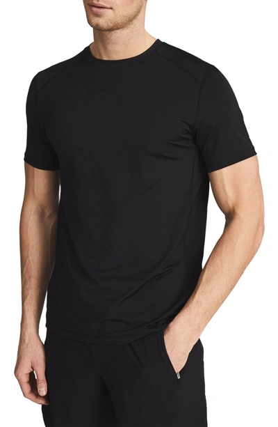 Shop Reiss Morgan Short Sleeve Performance T-shirt In Black