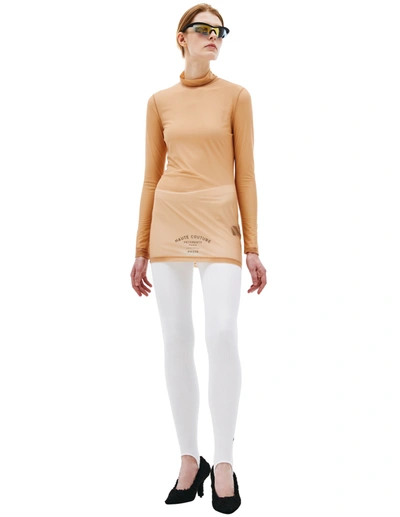 Vetements Mini Dress In Beige In Beige