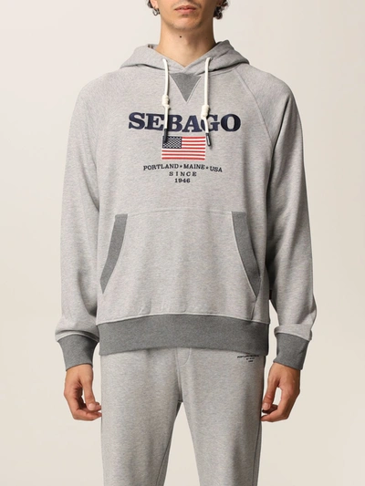 Shop Sebago Sweatshirt  Men In Grey