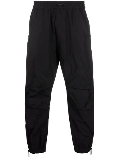 Shop Dsquared2 Zip-embellished Tapered Sweatpants In Black