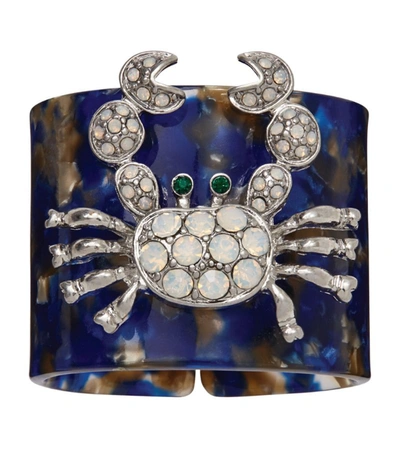 Shop Joanna Buchanan Tortoiseshell Crab Napkin Rings (set Of 4) In Multi