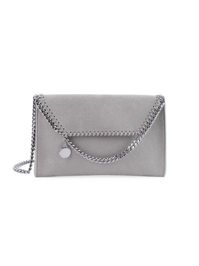 Shop Stella Mccartney Women's Mini Falabella Crossbody Bag In Light Grey