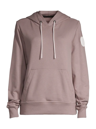 Shop Canada Goose Women's Muskoka Pullover Hoodie In Lucent Rose