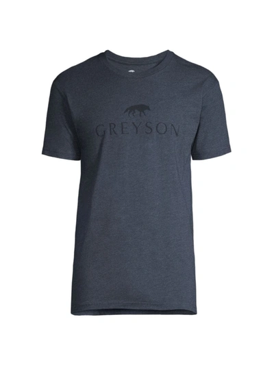 Shop Greyson Men's Short-sleeve Logo T-shirt In Maltese