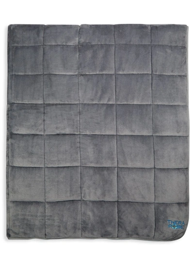 Shop Therarobe Women's 60" X 80" Weighted Blanket In Soothy Grey