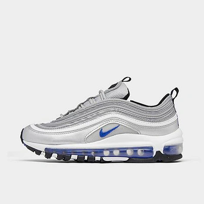 Shop Nike Big Kids' Air Max 97 Casual Shoes In Metallic Silver/persian Violet/black