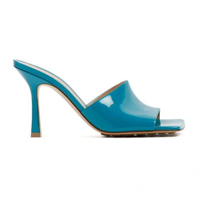 Shop Bottega Veneta Stretch Sandals Shoes In Blue