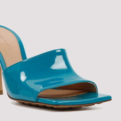 Shop Bottega Veneta Stretch Sandals Shoes In Blue