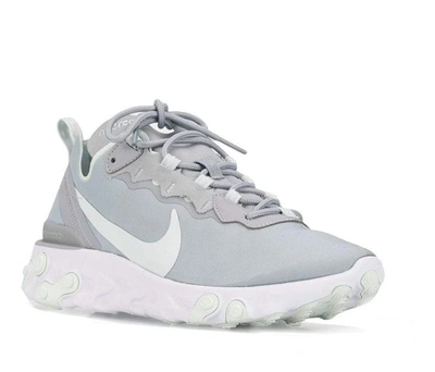 Shop Nike React Element 55 Wolf Grey Sneakers