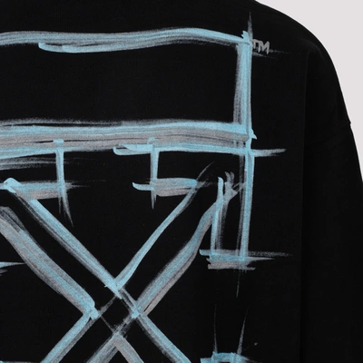 Shop Off-white Marker Skate Hoodie Sweatshirt In Black