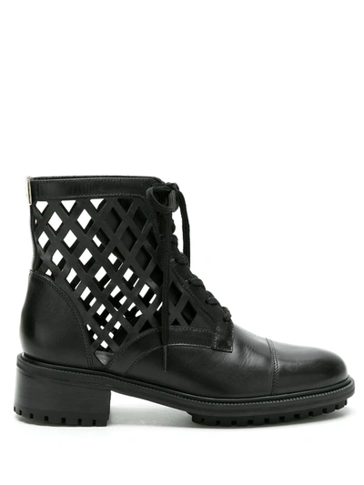 Shop Studio Chofakian Studio 92 Leather Boots In Black