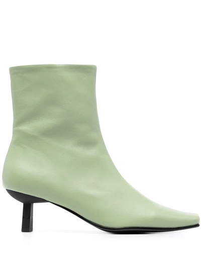 Shop Senso Orly Heeled Leather Boots In Green