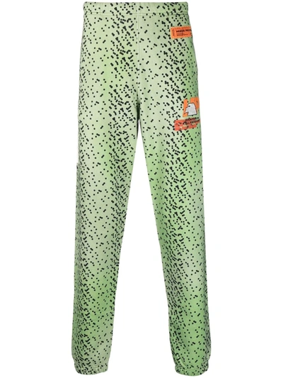 Shop Heron Preston Polka-dot Track Pants In Green