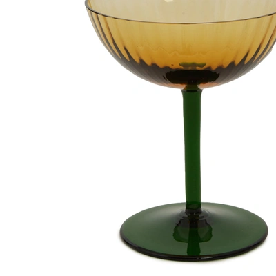 La Doublej Champagne Coupe Glasses (set Of Two) In Giallo