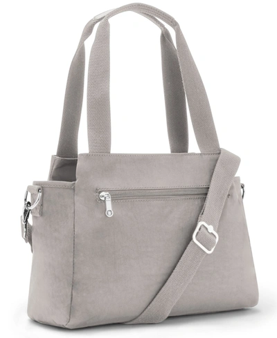 Shop Kipling Elysia Satchel In Grey Gris