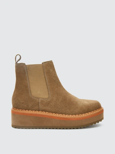 Shop Matisse Ronan Suede Boot In Taupe