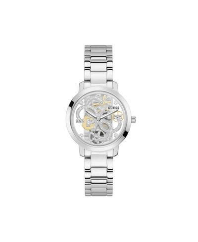 Shop Guess Women's Silver-tone Stainless Steel Bracelet Watch 36mm