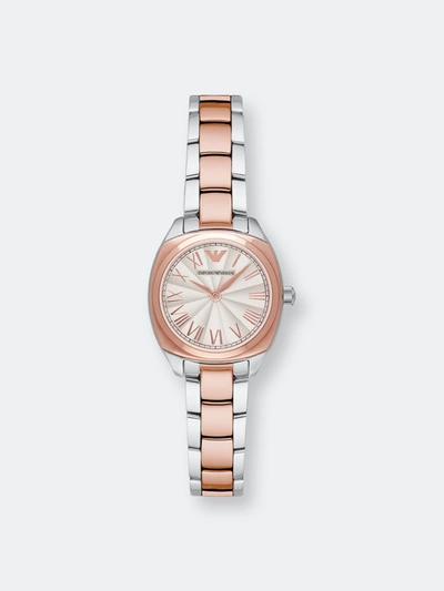 Shop Emporio Armani Women's Gamma Ar1952 Rose-gold Stainless-steel Quartz Fashion Watch