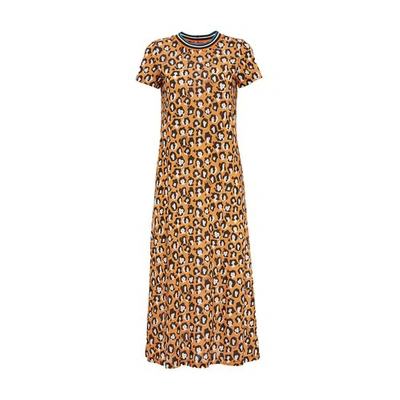 Shop La Doublej Sporty Swing Dress In Lady Leopard