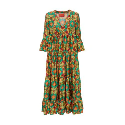 Shop La Doublej Jennifer Jane Dress In Clover