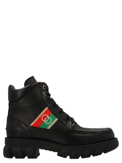 Shop Gucci Men's Multicolor Other Materials Ankle Boots