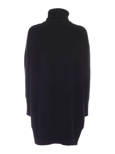 Shop Mc2 Saint Barth Women's Black Other Materials Dress