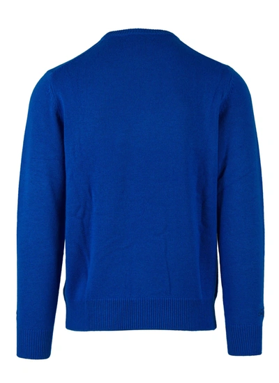 Shop Mc2 Saint Barth Men's Blue Other Materials Sweater