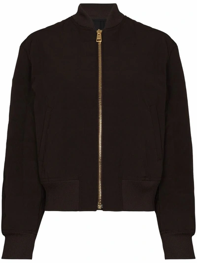 Shop Bottega Veneta Women's Brown Polyester Outerwear Jacket