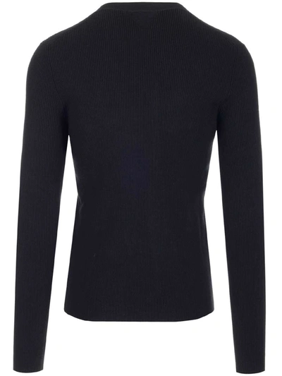 Shop Bottega Veneta Men's Black Other Materials Sweater