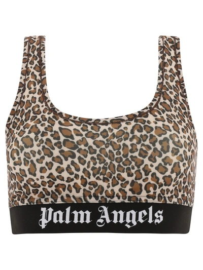 Shop Palm Angels Women's Beige Other Materials Top