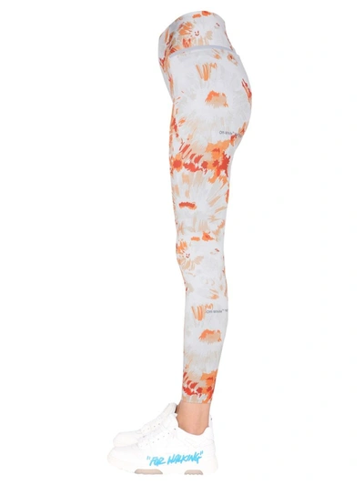 Shop Off-white Women's Grey Other Materials Leggings