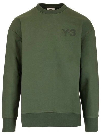 Shop Adidas Y-3 Yohji Yamamoto Men's Green Other Materials Sweatshirt