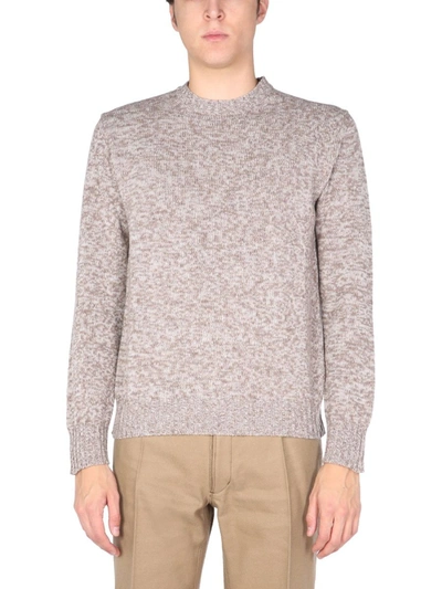 Shop Ballantyne Men's Beige Other Materials Sweater