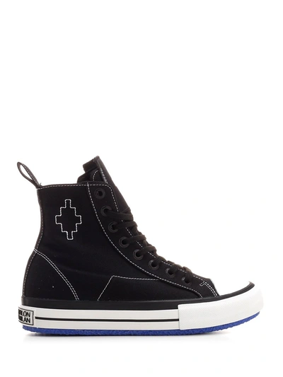 Shop Marcelo Burlon County Of Milan Marcelo Burlon Men's Black Other Materials Sneakers