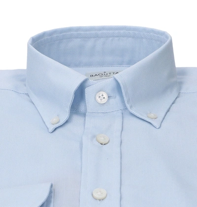 Shop Bagutta Men's Blue Other Materials Shirt