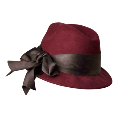 Pre-owned Dsquared2 Hat In Burgundy