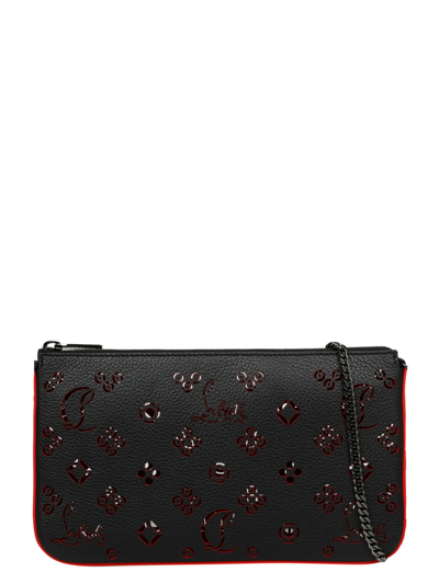 Shop Christian Louboutin Loubila Clutch Bag In Black