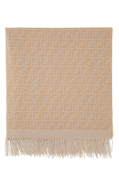 Fendi Scarves Travel Set Fringe Detailing