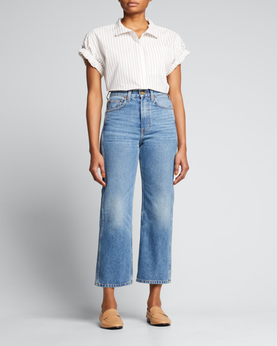Shop B Sides Plein High-rise Straight Jeans In Reese Vintage