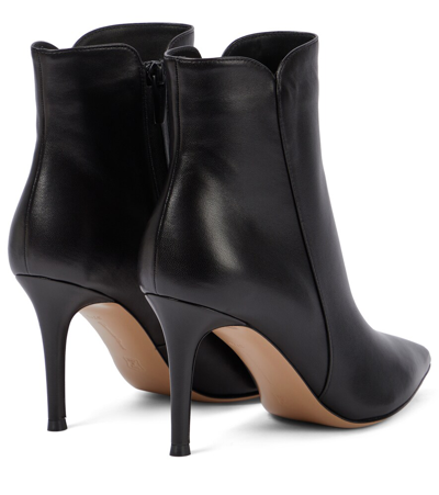 Gianvito Rossi Levy Ankle Boots In Black