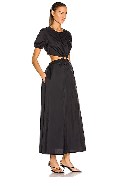 Shop Staud Calypso Dress In Black
