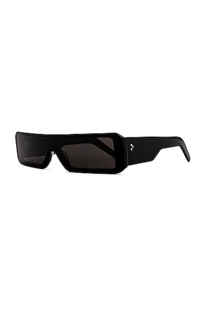 Rick Owens Rectangle Frame Sunglasses In Black