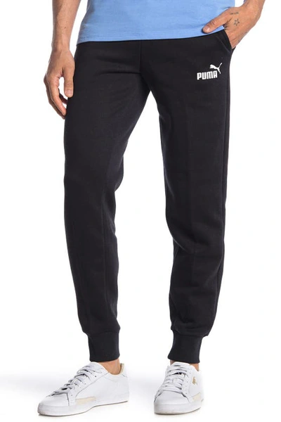 Puma Ess Logo Pants Fl Cl In Black/white | ModeSens